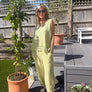 Romy Linen Mix Pistachio Co ord