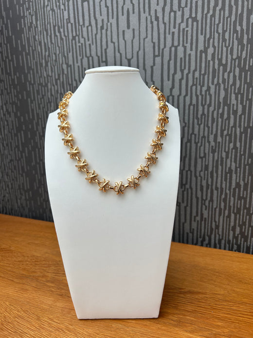 Gold Kisses Chunky Necklace