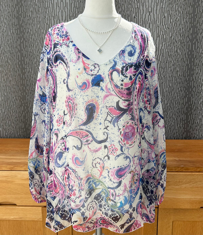 Sadie Blouse (silk mix)