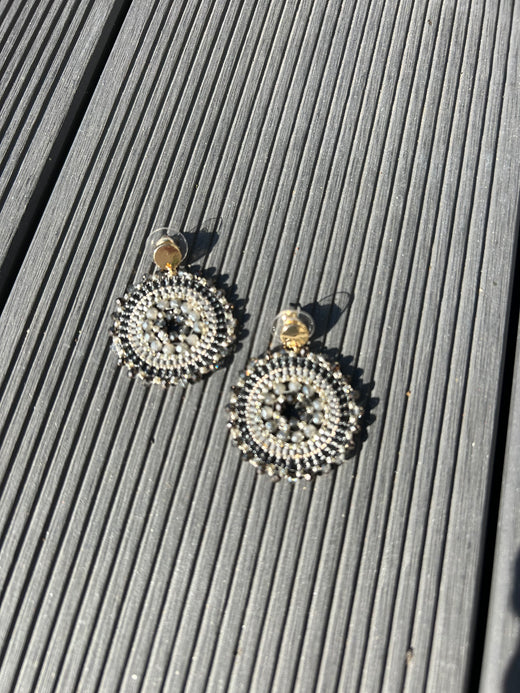 Bali Earrings - Charcoal