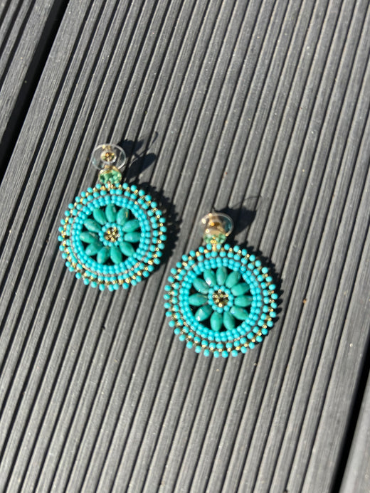 Bali Earrings - turquoise