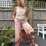 Venetian Silk like trousers M