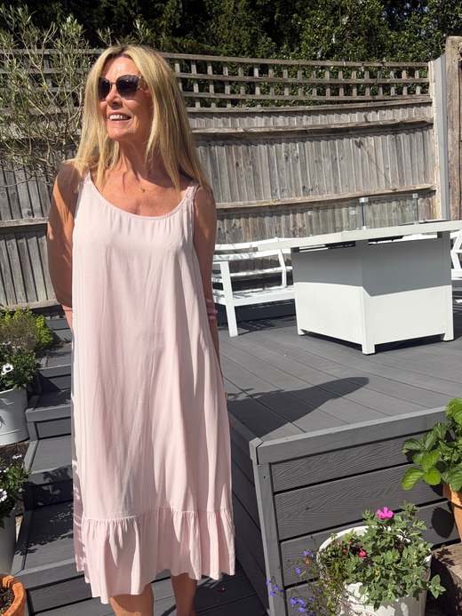 Gina Sundress in baby pink