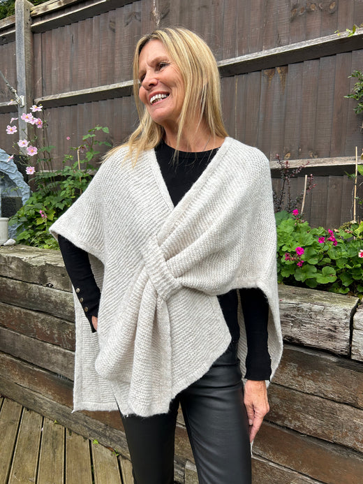 Chunky Knit Poncho