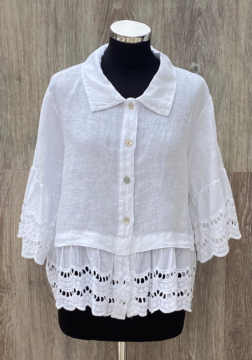 Rita Broderie Anglaise Blouse
